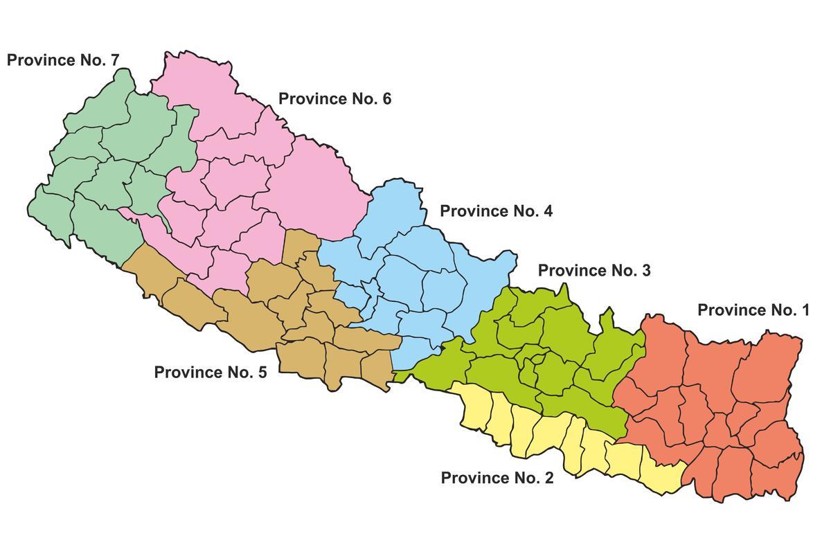 державного карту Непалу