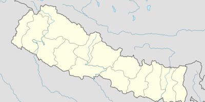 Карта Непалу вектор