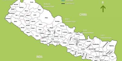 Карта Непалу